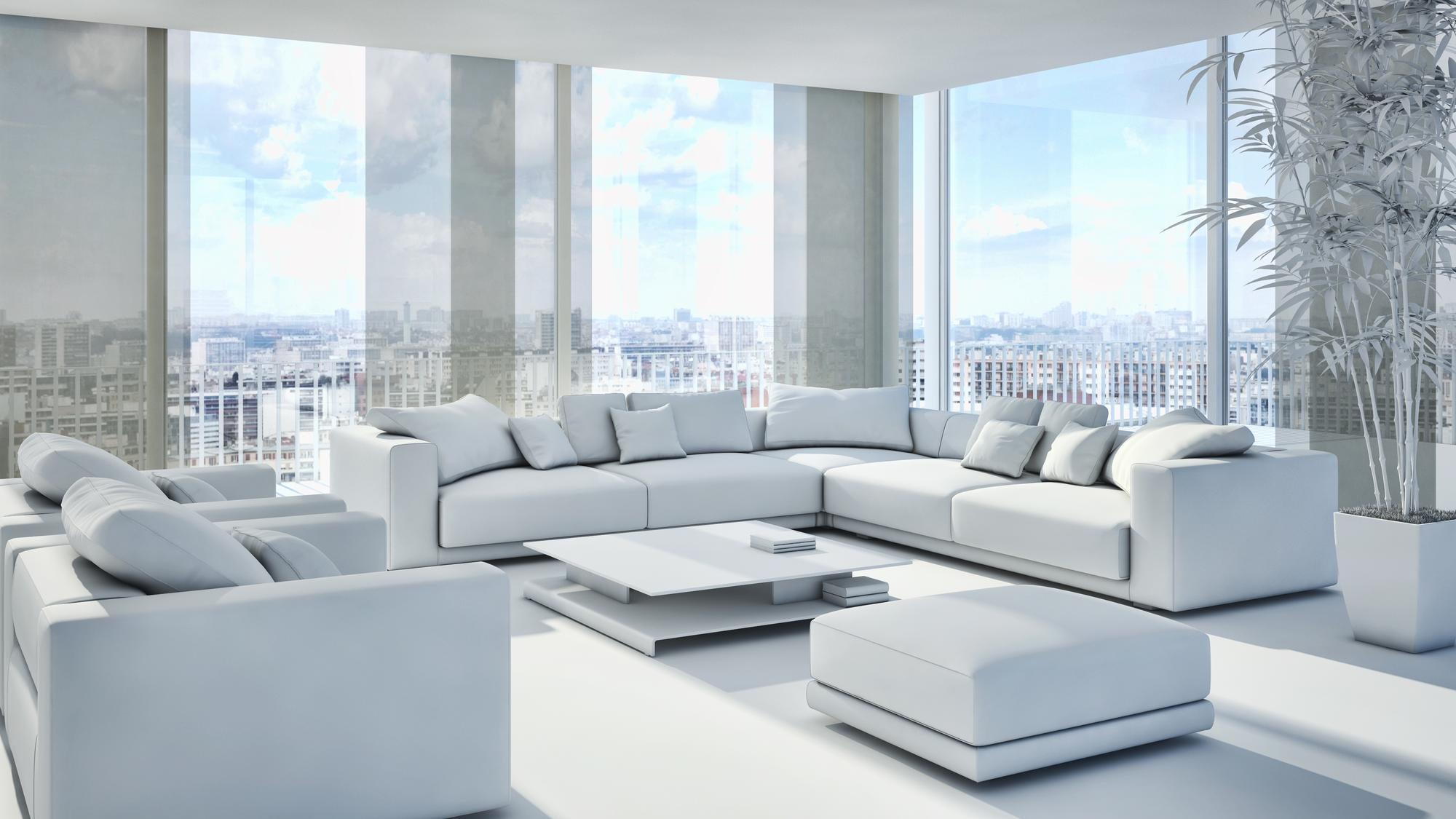 Vedere modernă a unui apartament amenajat